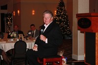 Comedian at the annual banquet